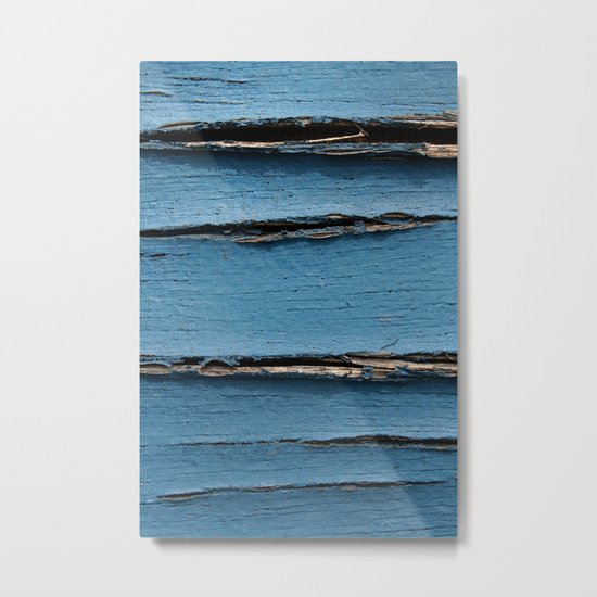 Blue Metal Print