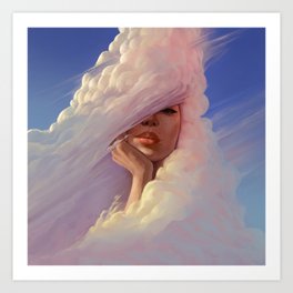 Head In The Clouds - 02 Art Print