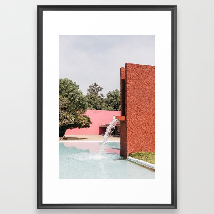 Barragan architecture Framed Art Print