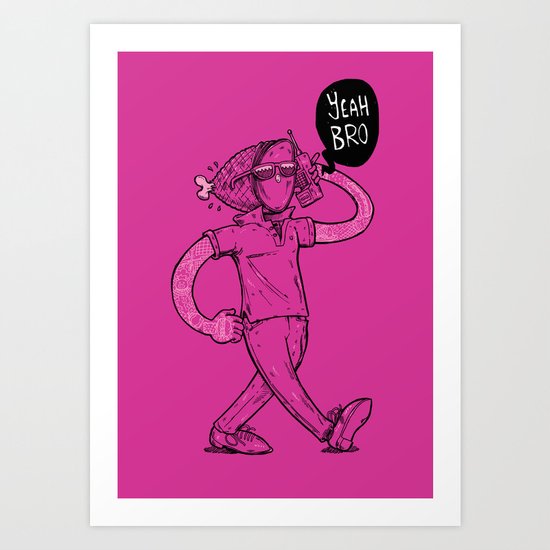 The BroHam Art Print