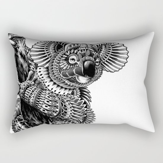 Ornate Koala Rectangular Pillow