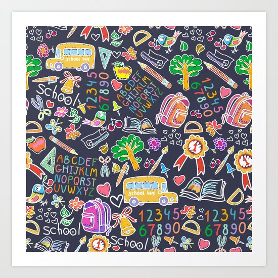 School teacher #9 Art Print