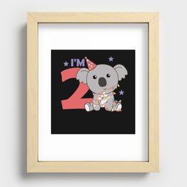 Second Birthday Koala For Children 2 Years Recessed Framed Print