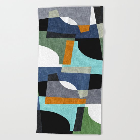 Fragments III Beach Towel