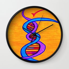 DNA Dancer Wall Clock