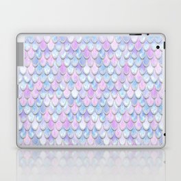Pastel Glitter Mermaid Scales Laptop Skin