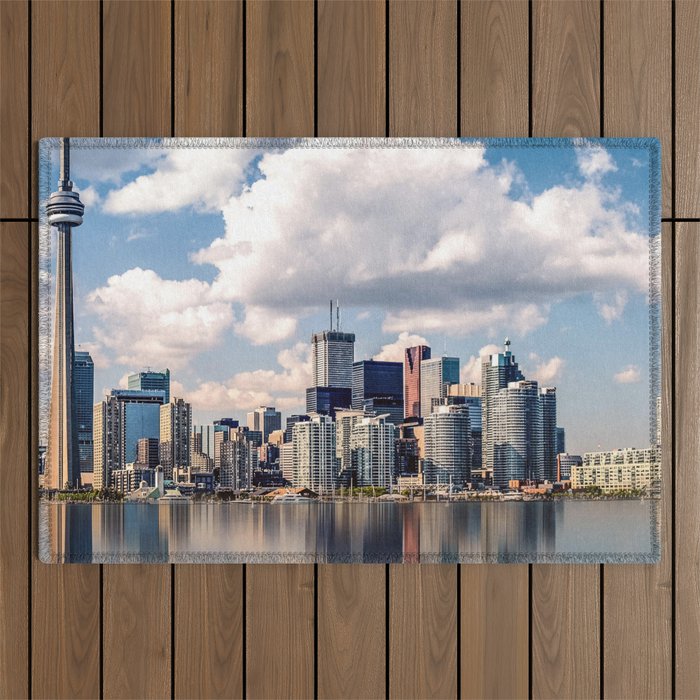 Canada Photography - Toronto By The Sea Outdoor Rug