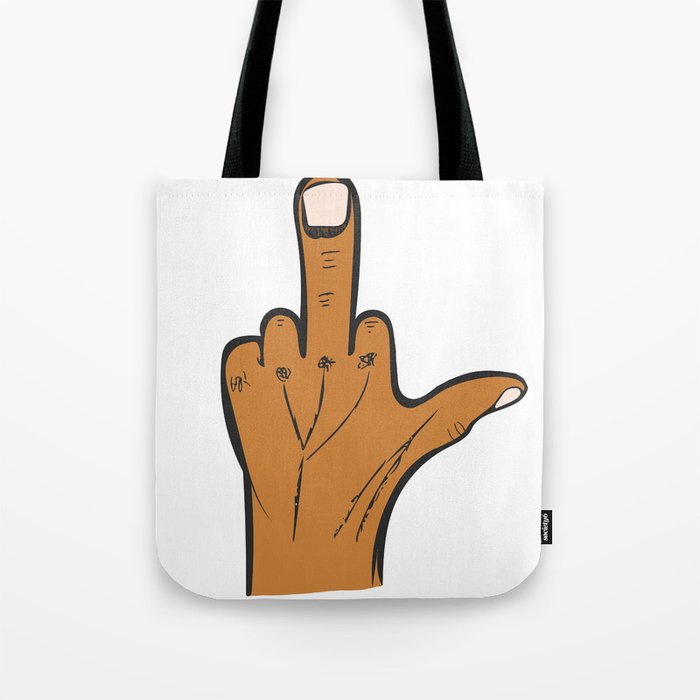 The Middle Finger Tote Bag