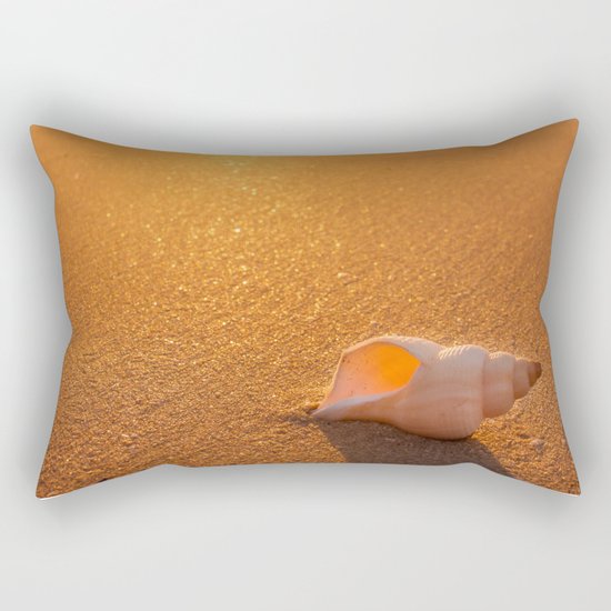 Golden lights Rectangular Pillow