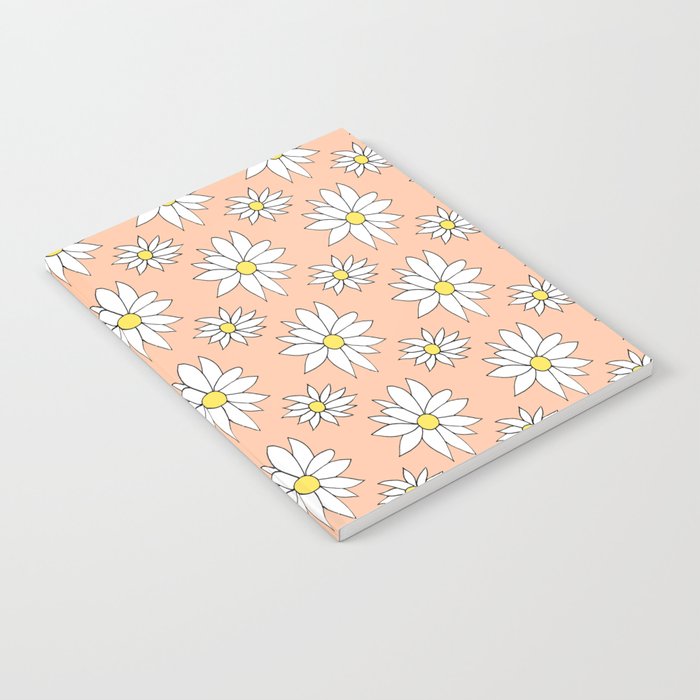Fresh As A Daisy (Coral) Notebook