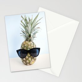 Pineapple With Sunglasses Stationery Cards