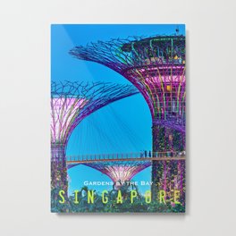 Singapore, Gardens by the Bay Metal Print