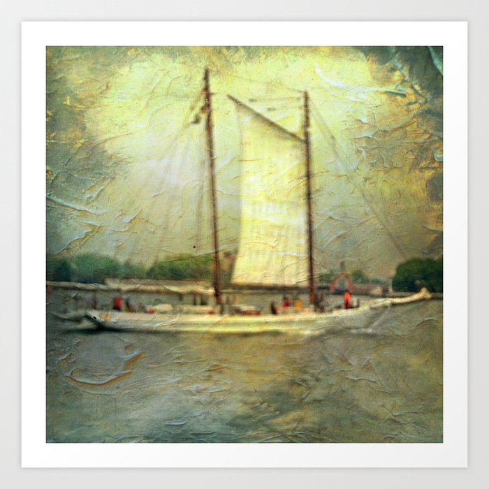 Sailing Away Art Print