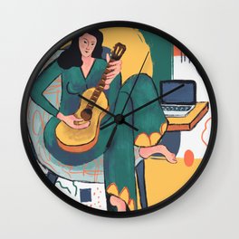 In The Mood For Music Wall Clock