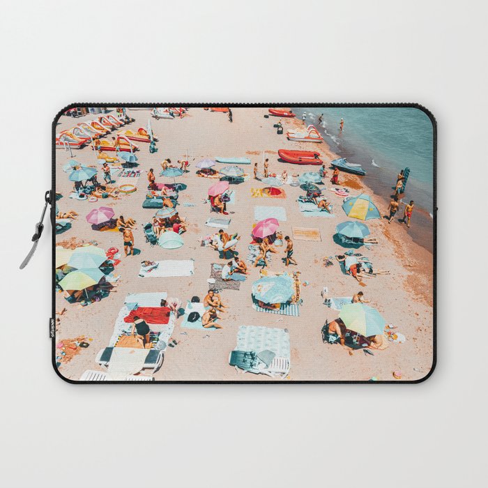 Aerial Beach Print, Ocean Beach Photography, Aerial Photography, Blue Ocean Print, Sea Beach Print, Ocean Print, Ocean Waves, Beach Art Laptop Sleeve