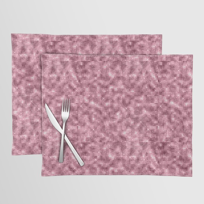 Luxury Pink Sparkle Pattern Placemat