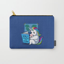 World Domination for Unicorns Carry-All Pouch