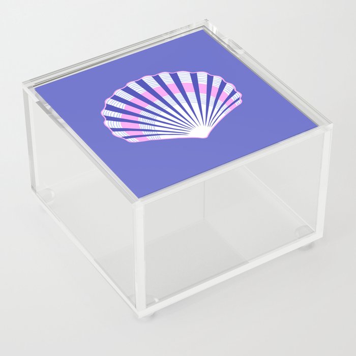 Purple Sea Scallop Acrylic Box