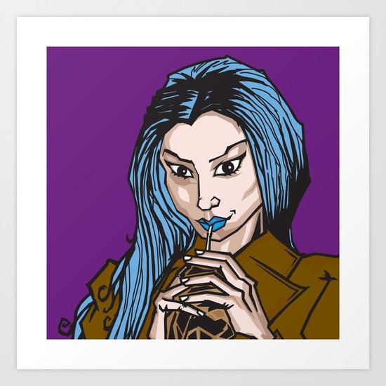 BADLANDS Art Print
