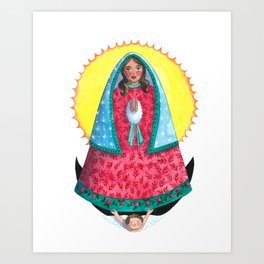 Our Lady of Guadalupe /Nossa Senhora da Guadalupe Art Print