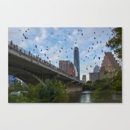 Austin, Texas Congress Bridge Bats Canvas Print