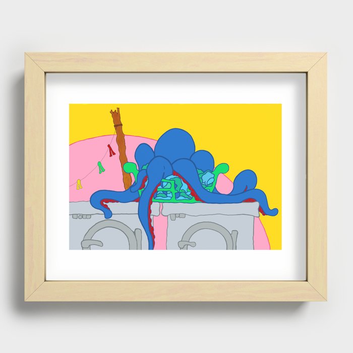 octopus Recessed Framed Print