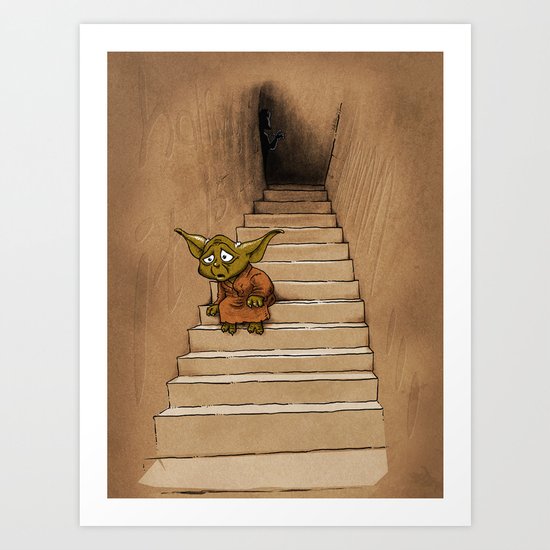 halfway it is, hmmm ... Art Print