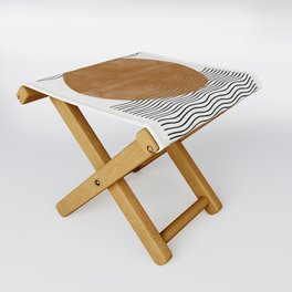 Sun and the water Folding Stool