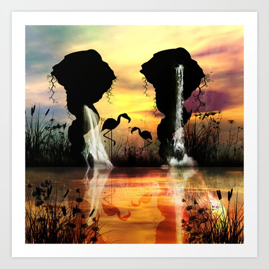 Flamingo Art Print