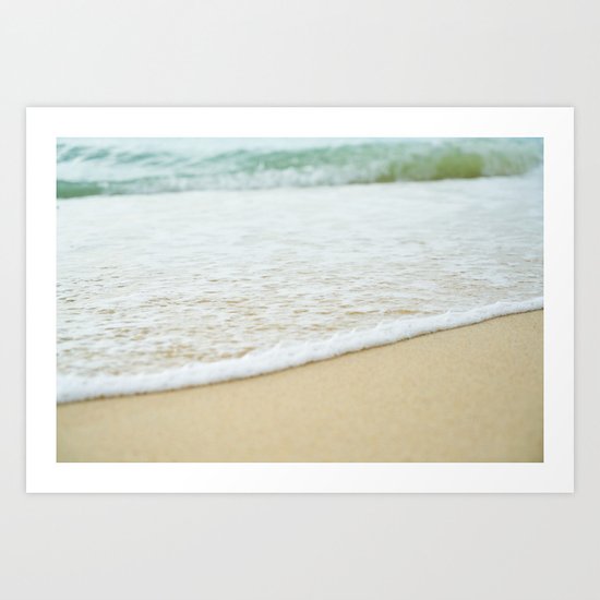 Summer beach Art Print