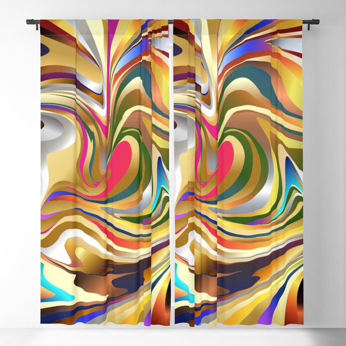 Psychedelic Blackout Curtain