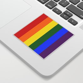 Pride Rainbow Flag Sticker