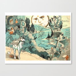 Last Unicorn Journey Canvas Print