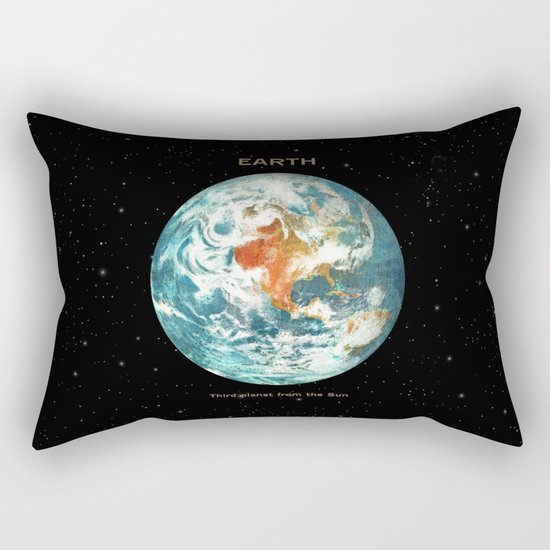 Earth Rectangular Pillow