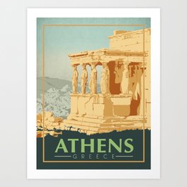 Athens, Greece Art Print