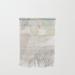 Watercolor leaves Wall Hanging