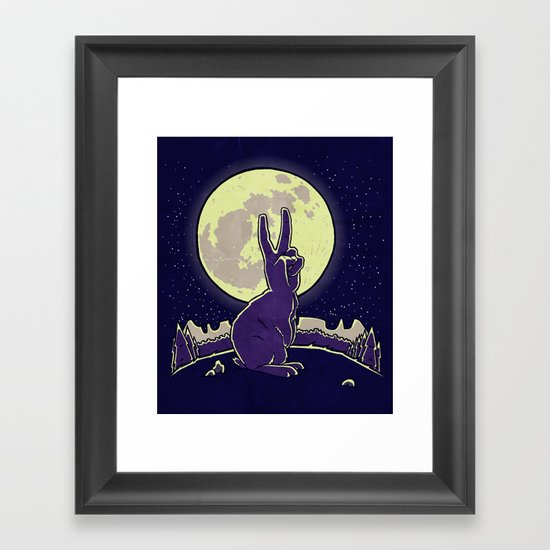 The Rabbit Framed Art Print