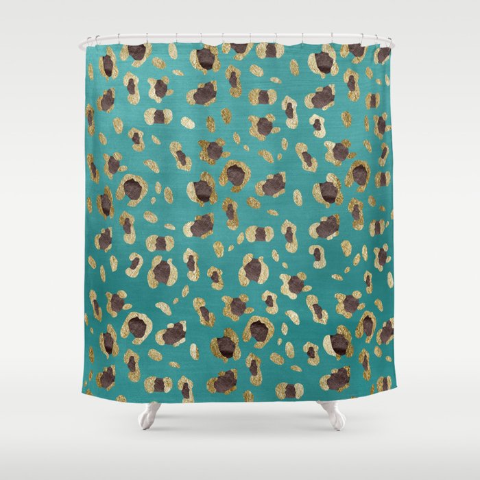 Leopard Animal Print Glam #28 #pattern #decor #art #society6 Shower ...