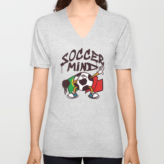 Soccer World Cup 2022 Qatar - Team: Portugal V Neck T Shirt
