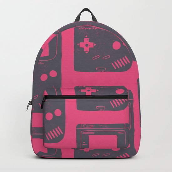 Game Boy on pink Backpack