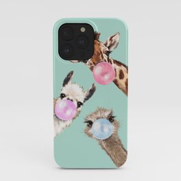 Bubble Gum Gang in Green iPhone Case