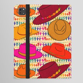 Cowboy Hat Print iPad Folio Case