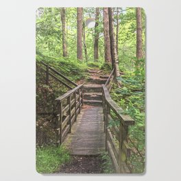 A Woodland Footbridge Cutting Board