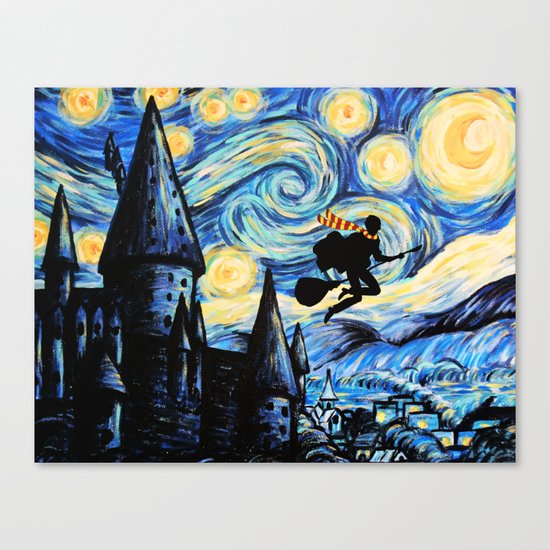 Potter Starry Night Canvas Print