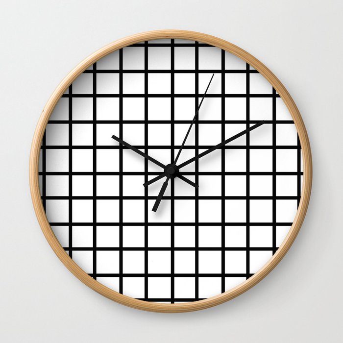 Standard grid Wall Clock