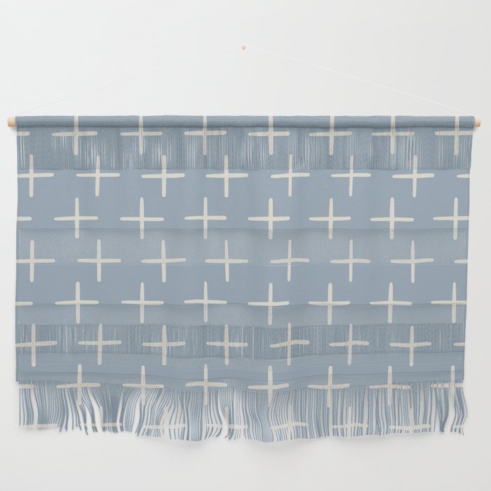 Plus Pattern - Aleutian Blue Wall Hanging
