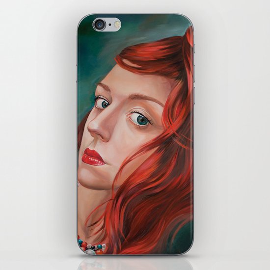 Red-Haired iPhone & iPod Skin