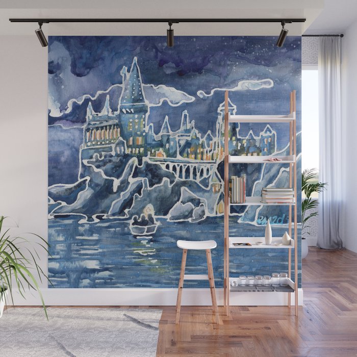 Magic Castle School For Magical Kids Wall Mural By Femmetomorrow