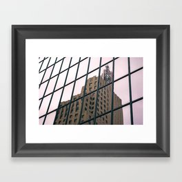 "I started at the top / and I worked my way down" Framed Art Print