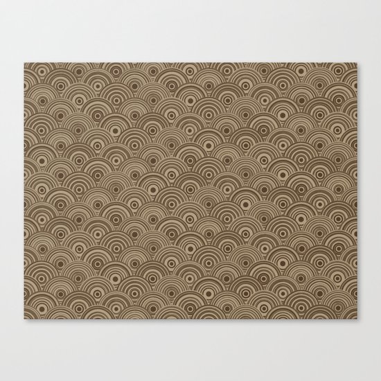Orbis (Brown) Canvas Print